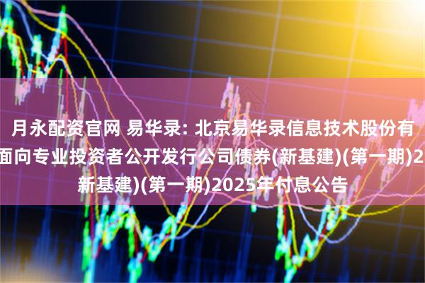 月永配资官网 易华录: 北京易华录信息技术股份有限公司2022年面向专业投资者公开发行公司债券(新基建)(第一期)2025年付息公告