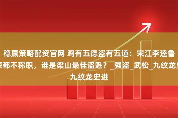 稳赢策略配资官网 鸡有五德盗有五道：宋江李逵鲁智深都不称职，谁是梁山最佳盗魁？_强盗_武松_九纹龙史进