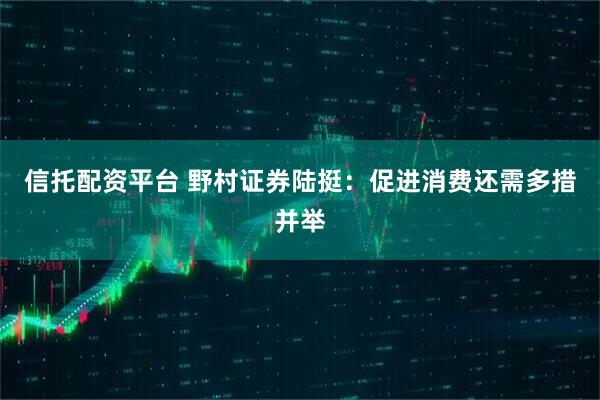 信托配资平台 野村证券陆挺：促进消费还需多措并举