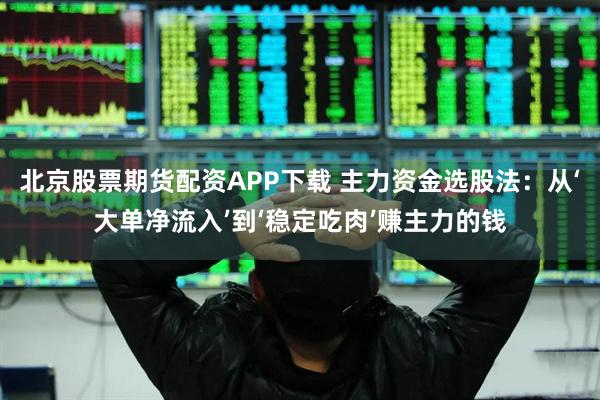 北京股票期货配资APP下载 主力资金选股法：从‘大单净流入’到‘稳定吃肉’赚主力的钱